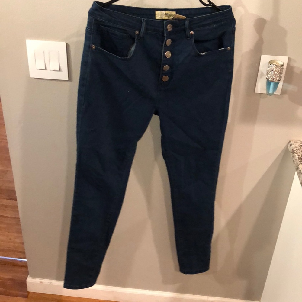 Denim skinny jeans